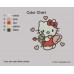 Hello Kitty Cat Embroidery Design Color Chart Image
