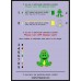 Dino Sit Applique Embroidery Design Color Chart