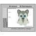 Dog Husky Babe Embroidery Design Format Size