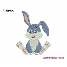 Rabbit Baby Embroidery Design