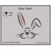 Rabbit Embroidery Design Color Chart