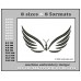 Image Butterfly Monochrome Embroidery Design Size Format