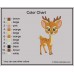 Image Deer Baby Fawn Embroidery Design Color Chart