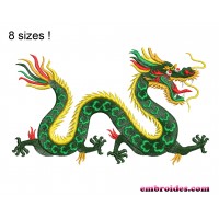 Dragon Chiness Embroidery Design