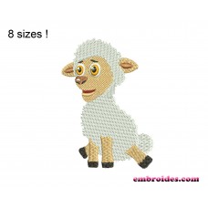 Sheep Baby Embroidery Design