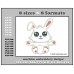 Image Bunny Cute Rabbit Applique Embroidery Design Size Format