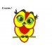 Image Owl Applique Embroidery Design