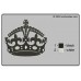 Image Embroidery Design Crown Black Color Chart 