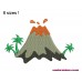 Image Volcano Embroidery Designs