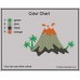 Image Volcano Embroidery Design Color Chart