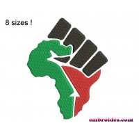 Image Machine Embroidery Design Fist Africa