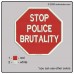 Image Stop Police Brutality Embroidery Design Color Chart