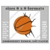 Image Basketball Crush Embroidery Design Format Size