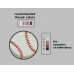 Image Baseball Ball Embroidery Design