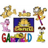 Image Free Embroidery Designs Garfield