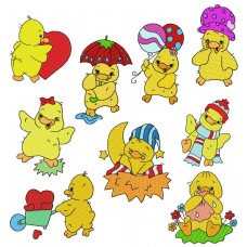 Image Embroidery Designs Little Chick