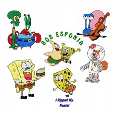 Image SpongeBob Embroidery Designs