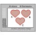Hearts Embroidery Design Format Size