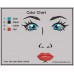 Face Girl Embroidery Design Color Chart