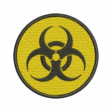 Biohazard Sign Embroidery Design Image