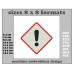 Image Danger Sign Embroidery Design Format and Size (cm) Chart 
