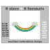 Image Embroidery Design Rainbow Smile Format and Size (cm) Chart 