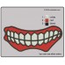 Image Jaw Teeth Embroidery Design Color Chart