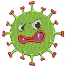 Virus Embroidery Design Image