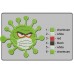 Image Embroidery Design Virus in mask Color Chart 